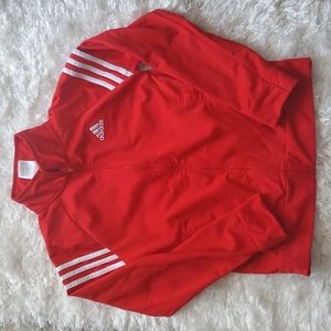 Big Boys Adidas Red Jacket